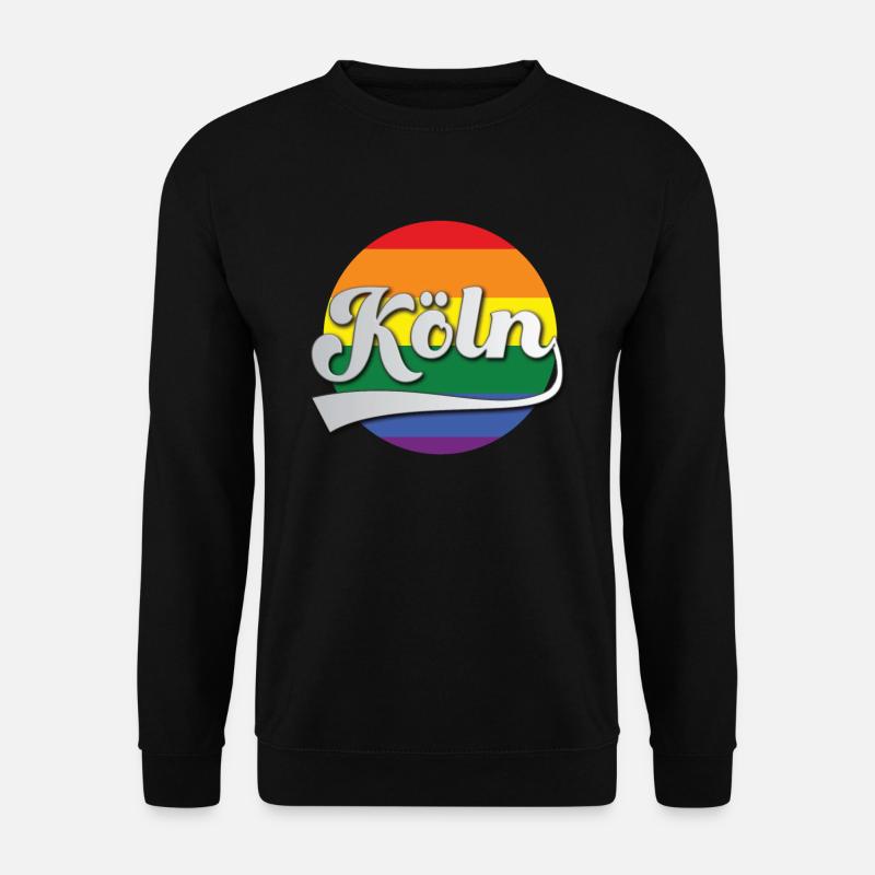 Köln Regenbogen Tshirt Geschenk - Unisex Sweatshirt - black
