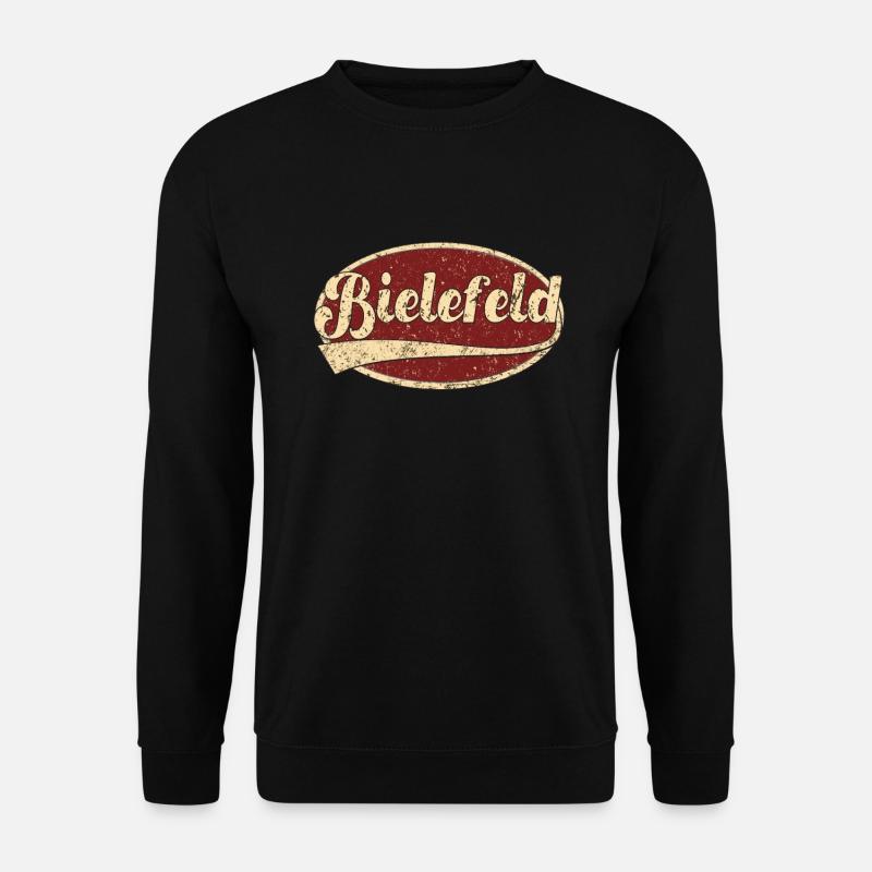 Bielefeld Retro Tshirt Geschenk - Sweat-shirt Unisexe - noir