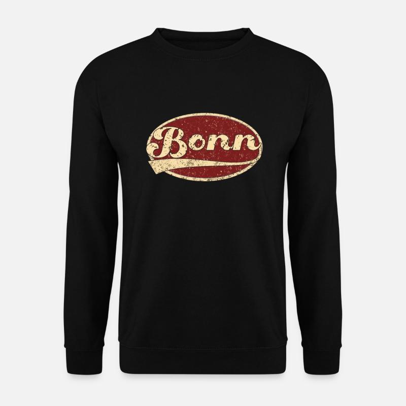 Bonn Retro Tshirt Geschenk - Unisex Sweatshirt - black