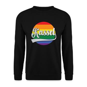 Kassel Arc-en-ciel Tshirt contre l’intolérance - Sweat-shirt Unisexe - noir - Devant - Alina (178cm) & Michal (187cm)