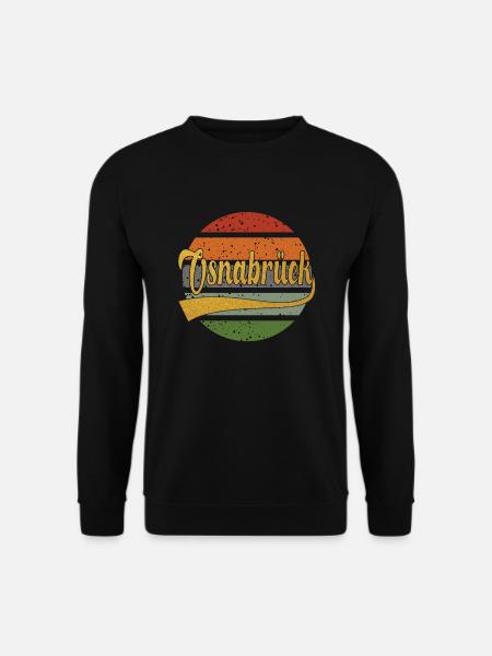 Osnabrück sunset gold Tshirt Geschenk - Unisex Pullover - Schwarz