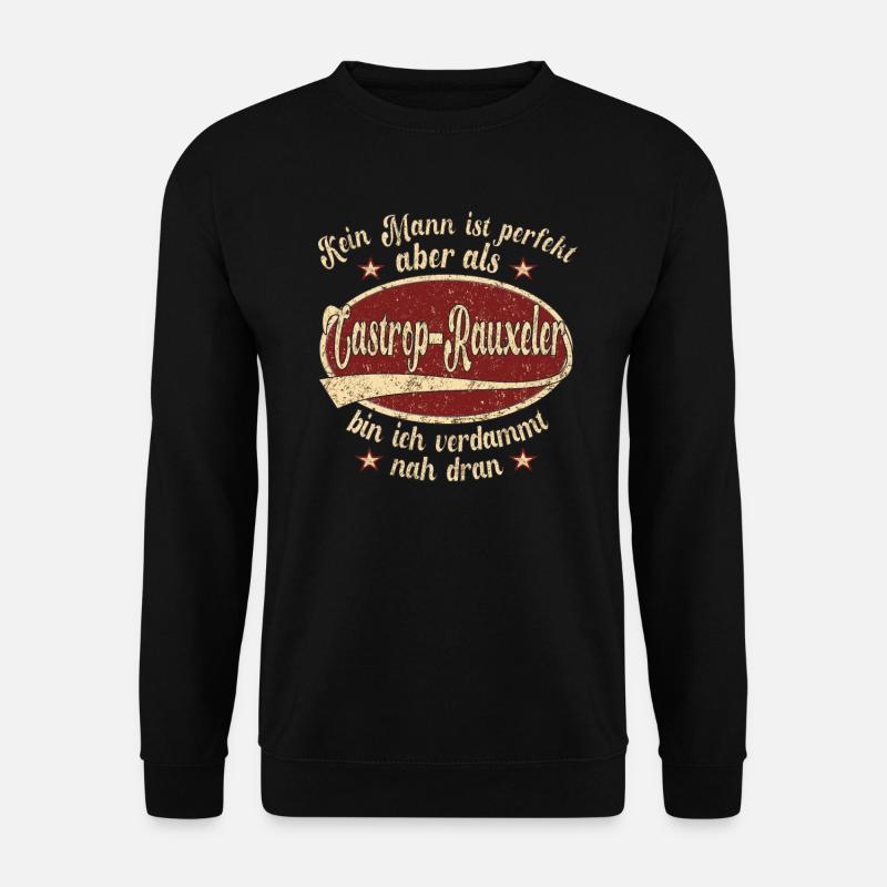Castrop-rauxel Retro der perfekte Castrop-rauxeler - Unisex Pullover - Schwarz