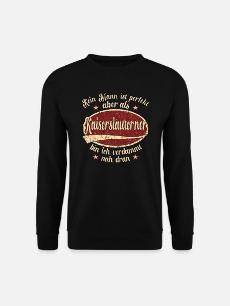 kaiserslautern Retro der perfekte kaiserslauterner - Unisex Pullover - Schwarz
