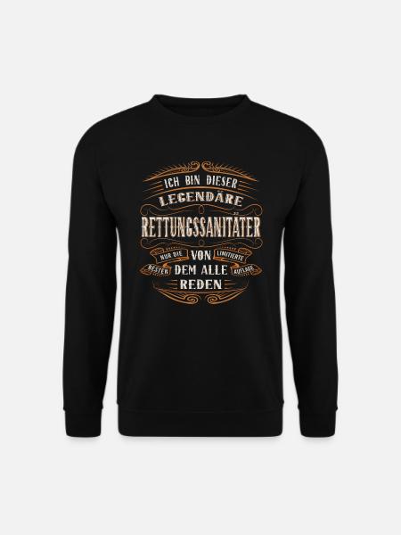 Rettungssanitäter ich bin dieser legendäre - Unisex Pullover - Schwarz