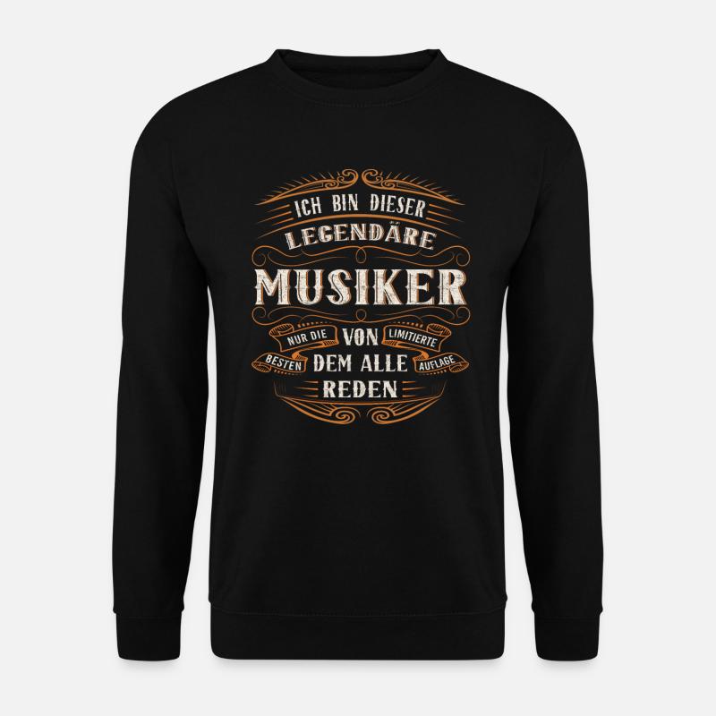 Musiker ich bin dieser legendäre Musik - Unisex Pullover - Schwarz