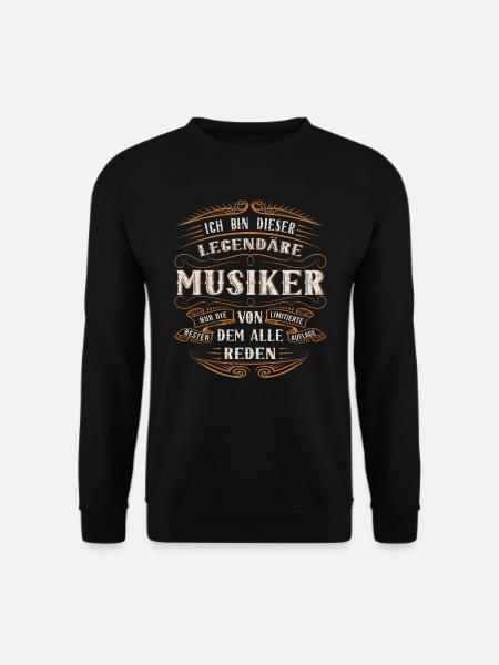 Musiker ich bin dieser legendäre Musik - Unisex Pullover - Schwarz