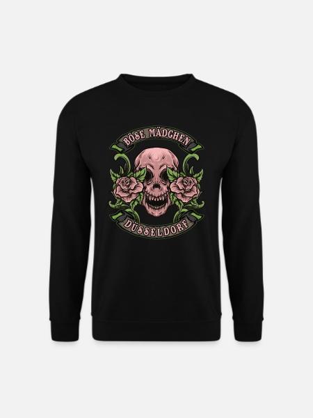 Düsseldorf Frau böse mädchen Düsseldorf - Unisex Pullover - Schwarz
