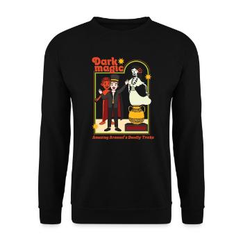 Dark Magic - Amazing Armand's Deadly Tricks - Unisex Pullover - Schwarz - Vorne - Alina (178cm) & Michal (187cm)