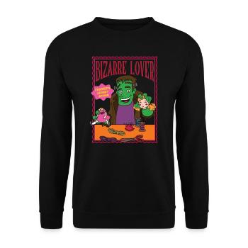 Bizarre Lover - Franky's Secret Affair - Unisex Sweatshirt - black - Front - Alina (178cm) & Michal (187cm)