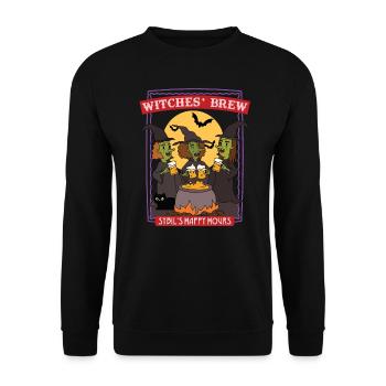 Witches' Brew - Sybil's Happy Hours - Unisex Sweatshirt - black - Front - Alina (178cm) & Michal (187cm)