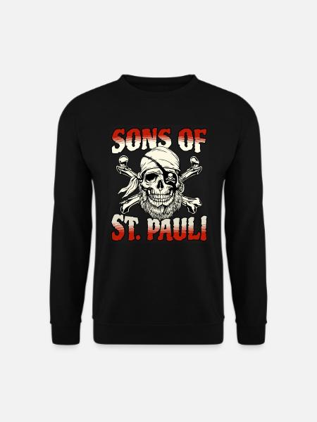 Sons of St. Pauli Hamburg Fanartikel St. Pauli - Unisex Pullover - Schwarz
