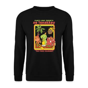 Faire la fête comme s’il n’y avait pas de lendemain - The Final Blowout - Sweat-shirt Unisexe - noir - Devant - Alina (178cm) & Michal (187cm)