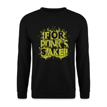 Pour l’amour du punk! - Gothique - Gothique - Concert - Drôle - Sweat-shirt Unisexe - noir - Devant - Alina (178cm) & Michal (187cm)