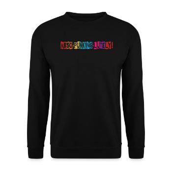 Abso-Punking-Lutely! - Gothic - Goth - Concert - Unisex Sweatshirt - black - Front - Alina (178cm) & Michal (187cm)