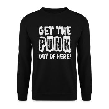 Sortez le punk d’ici! - Gothique - Gothique - Concer - Sweat-shirt Unisexe - noir - Devant - Alina (178cm) & Michal (187cm)