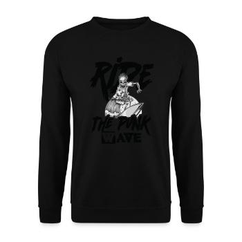 Ride The Punk Wave - Deutsch - Gothique - Concert - Sweat-shirt Unisexe - noir - Devant - Alina (178cm) & Michal (187cm)