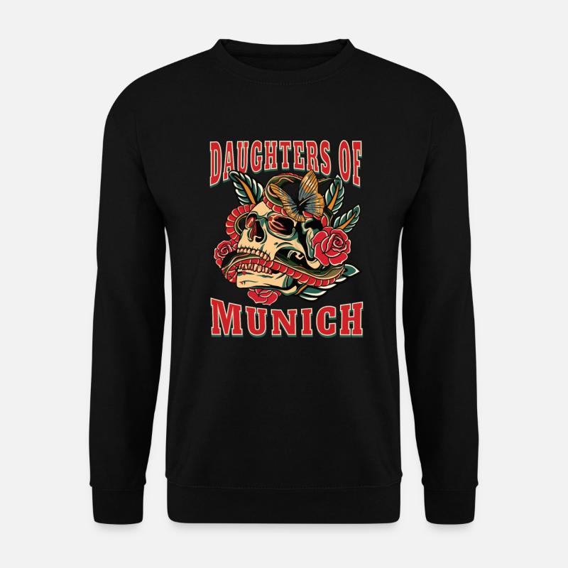 München Power-Frau daughters of München - Unisex Pullover - Schwarz