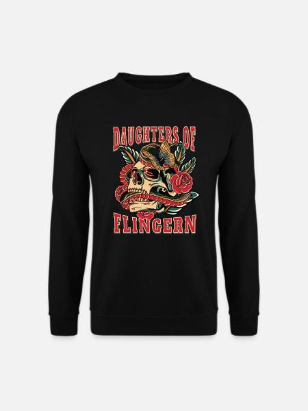 Düsseldorf daughters of Flingern - Unisex Pullover - Schwarz
