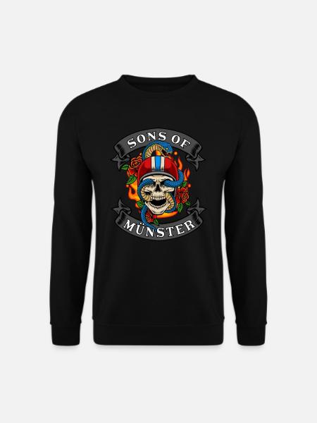 Münster Biker Geschenk sons of Münster - Unisex Pullover - Schwarz