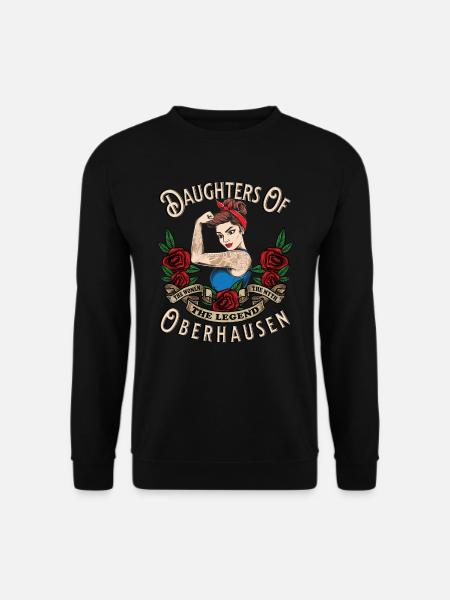 Oberhausen Frau Geschenk daughters of Oberhausen - Unisex Pullover - Schwarz