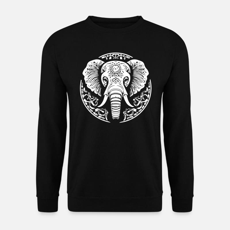 Elephant - Unisex Sweatshirt - black