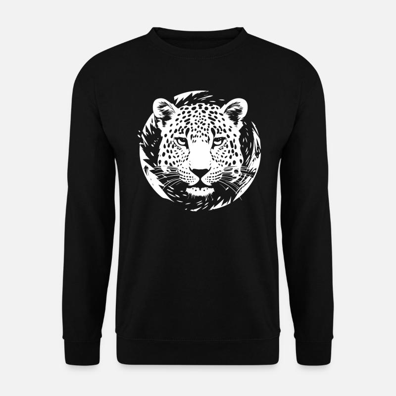 Leopard - Unisex Sweatshirt - black