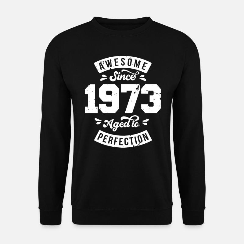 Millésime 1973 anniversaire - rétro 1973 - Sweat-shirt Unisexe - noir