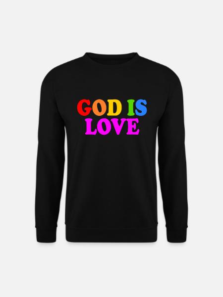 God is love - Unisex Sweatshirt - black
