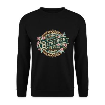 Superviseur Je suis ce superviseur légendaire - Sweat-shirt Unisexe - noir - Devant - Alina (178cm) & Michal (187cm)