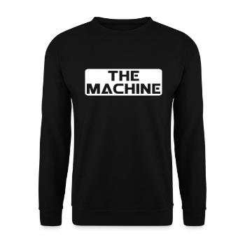 LA MACHINE nouveau - Sweat-shirt Unisexe - noir - Devant - Alina (178cm) & Michal (187cm)