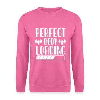 Perfect Body Loading - Unisex Pullover - Pink - Vorne