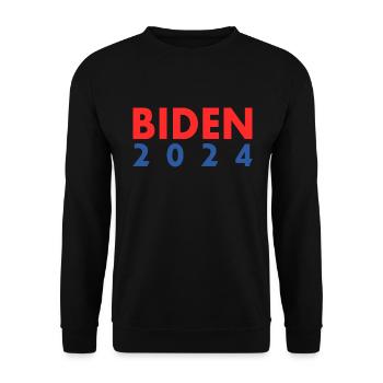 Joe biden 2024 - Unisex Sweatshirt - black - Front - Alina (178cm) & Michal (187cm)