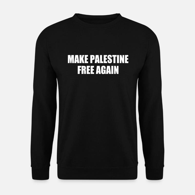 make palestine free again - Unisex Pullover - Schwarz