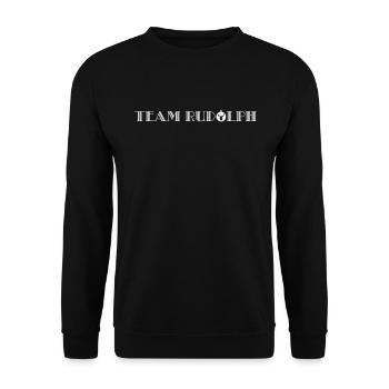 Team Rudolph - Unisex Pullover - Schwarz - Vorne - Alina (178cm) & Michal (187cm)