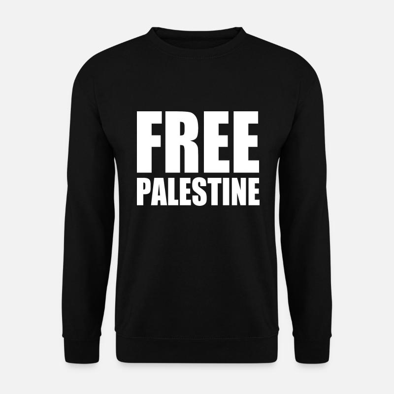 Free palestine - Unisex Pullover - Schwarz