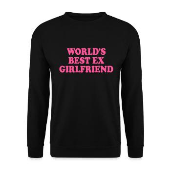 world's best ex girlfriend - Sweat-shirt Unisexe - noir - Devant - Alina (178cm) & Michal (187cm)