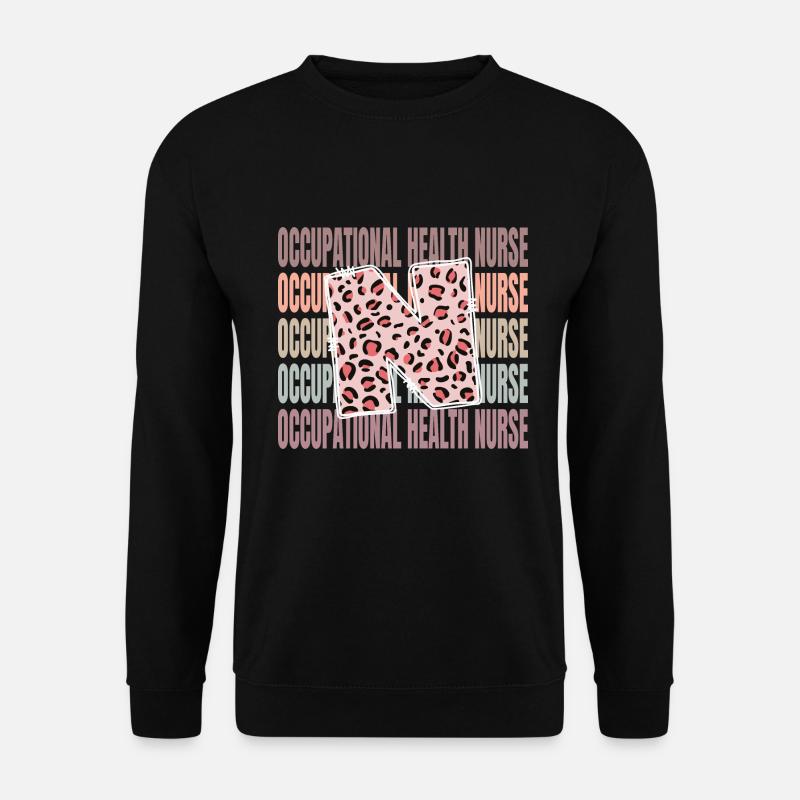 Leopard Professional Nurse Life - Unisex Sweatshirt - black