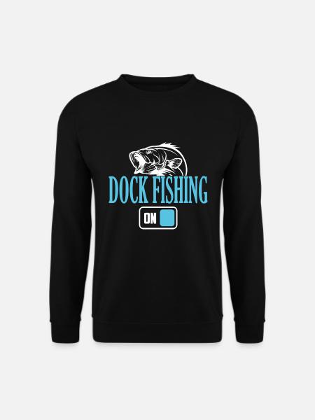 Fisherman Dock Angelmodus Ein - Unisex Pullover - Schwarz