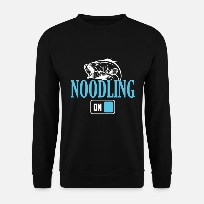 Fischer-Nudeln-Modus an - Unisex Pullover - Schwarz