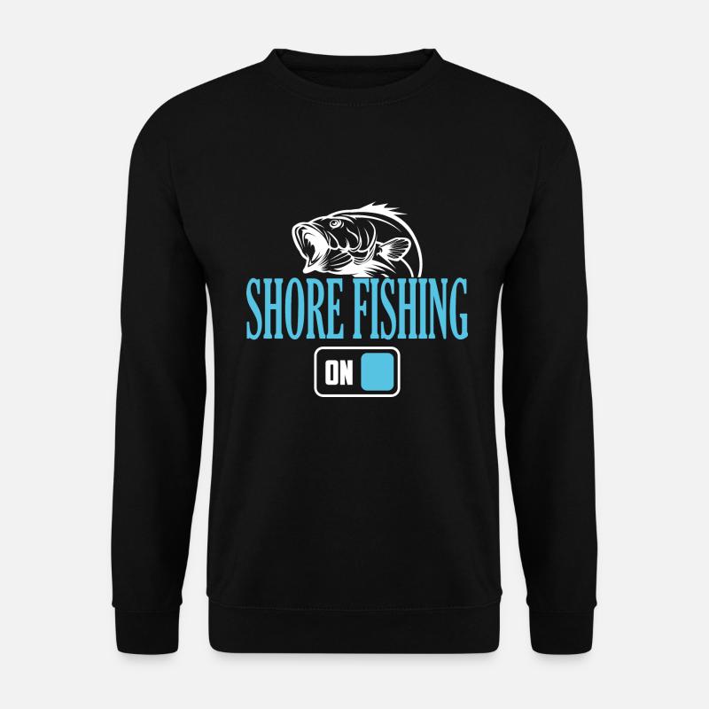Fisherman Shore Angelmodus Ein - Unisex Pullover - Schwarz