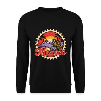 Quetzalcoatl Axolotl Mexique Divinité Aztèque - Sweat-shirt Unisexe - noir - Devant - Alina (178cm) & Michal (187cm)