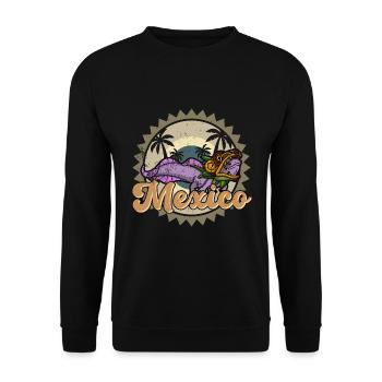 Quetzalcoatl Axolotl Mexique Divinité Aztèque - Sweat-shirt Unisexe - noir - Devant - Alina (178cm) & Michal (187cm)