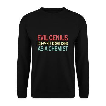 chimie - Sweat-shirt Unisexe - noir - Devant - Alina (178cm) & Michal (187cm)