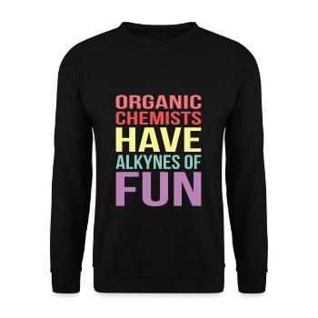chimie - Sweat-shirt Unisexe - noir - Devant - Alina (178cm) & Michal (187cm)