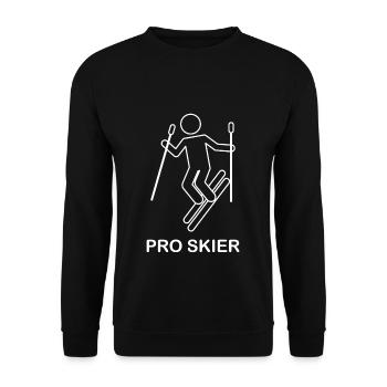 Skis professionnels - Sweat-shirt Unisexe - noir - Devant - Alina (178cm) & Michal (187cm)