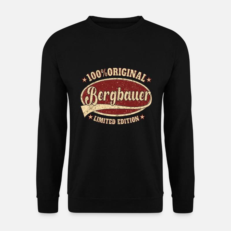 Bergbauer 100% Original Bergbauer - Unisex Pullover - Schwarz