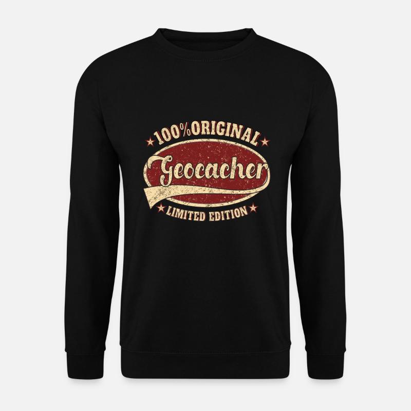 Geocacher 100% Original Geocacher - Unisex Pullover - Schwarz