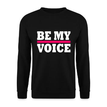 Be my voice iran - Unisex Sweatshirt - black - Front - Alina (178cm) & Michal (187cm)