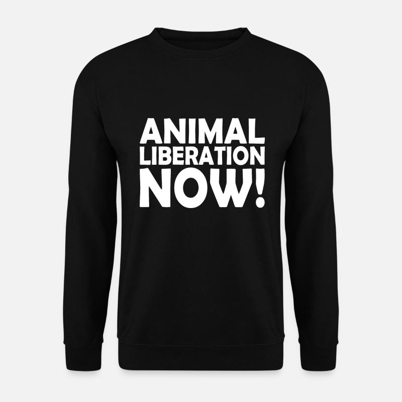 Animal liberation - Unisex Pullover - Schwarz