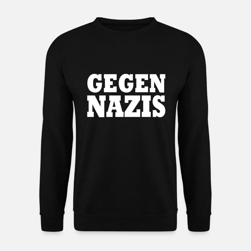 Gegen nazis - Unisex Pullover - Schwarz